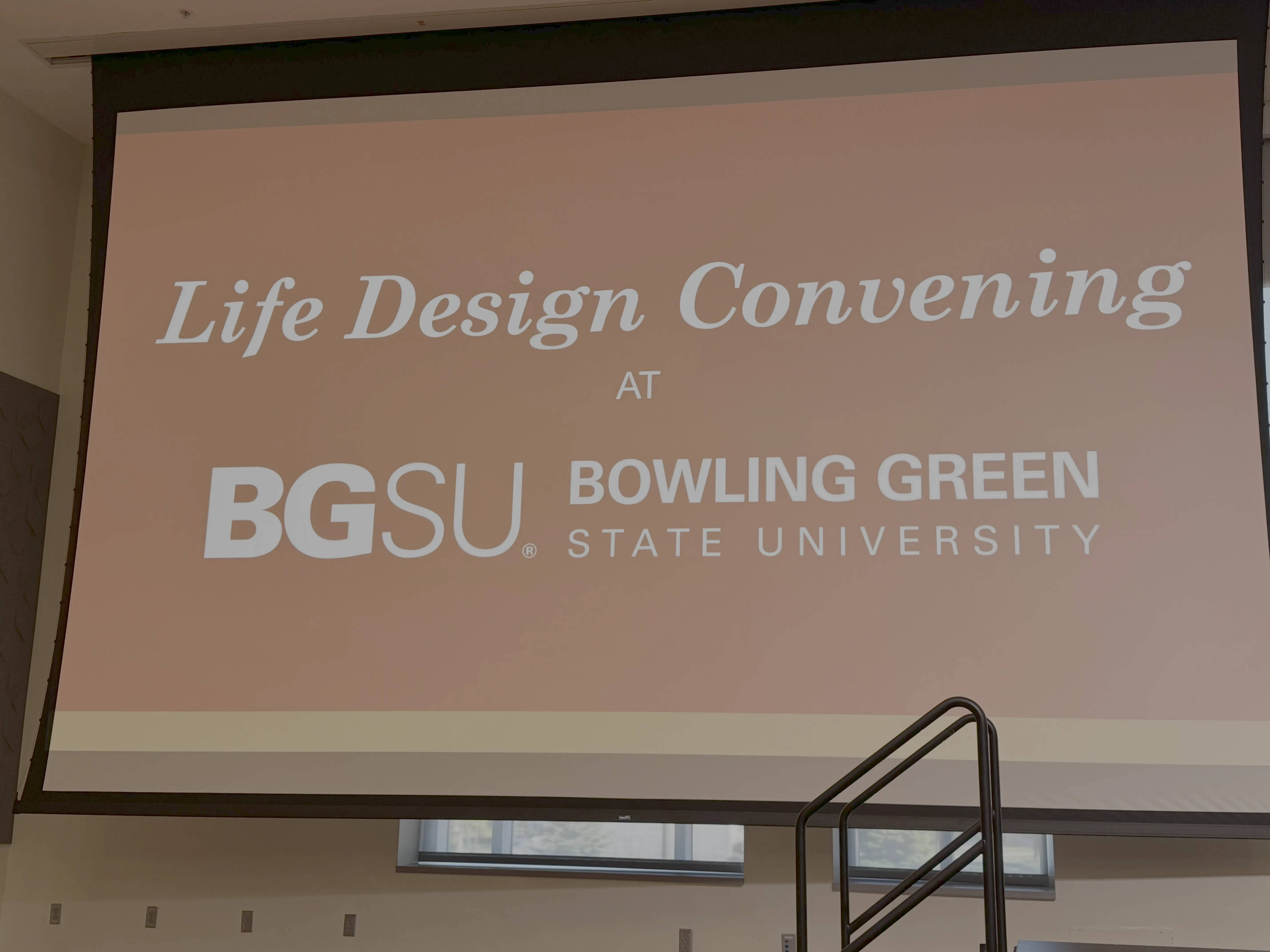 Sign for the Life Design at Bowling Green State
